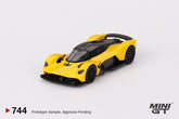 Mini GT –  Aston Martin Valkyrie Sunburst Yellow (1/64 Scale Model)