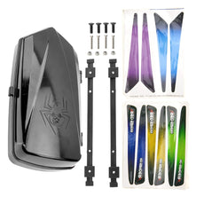 hobby details Rooftop Luggage Box Black, blue and green (sold separately)