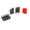 HOBBY DETAILS Plastic Mini Oil Tank with carriage base