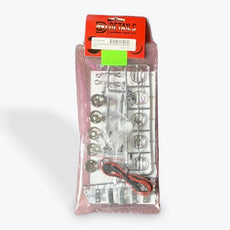HOBBY DETAILS -Silver 5 Spotlight Electroplate LED rooflight bar