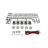 HOBBY DETAILS -Silver 5 Spotlight Electroplate LED rooflight bar