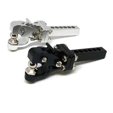 HOBBY DETAILS Trailer Hitch Tow Hook Drop Hitch Receiver for 1/10 RC Crawler Traxxas TR available in black and silver (sold separately)X4