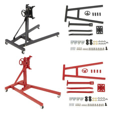 hobby details Simulation Model 1/10 Garage Series Decorative Ornaments Engine Maintenance Flip Frame Engine Rotary Table available in black and red (sold separately )