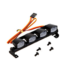 hobby details - led 4 square roof light spotlight for rc cars