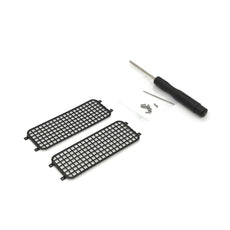 Stainless steel rear window protection set for TRX-4M Defender 1/18
