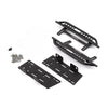 heavy metal left and right floor pans set for scx10 -black