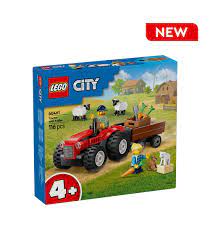 LEGO® City Red Farm Tractor with Trailer & Sheep