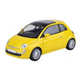 Fiat 500 gelb 2007 Maßstab 1:24 Modellauto