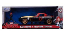 Jada 1/24 Black Widow & 1966 Chevy Corvette