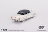 Mini GT –   Lincoln Capri 1954 Arctic white/ Atlantic Blue (1/64 Scale Model)