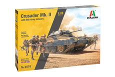 1/35 CRUSADER MK.II WITH 8TH ARMY INFANTRY INCLUDES 5 FIGURES