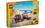 LEGO® Creator 3-in-1 Flatbed Truck With Helicopter