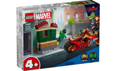 Marvel Super Heroes Iron Man with Bike and The Hulk