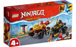 LEGO® NINJAGO® Kai and Ras's Car and Bike Battle