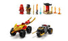 LEGO® NINJAGO® Kai and Ras's Car and Bike Battle