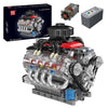 Mould King 10171 Chevy LSX454 Motorized V8 Engine Building Set