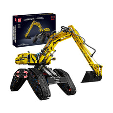 Mould King Technical Excavator, 2237 Pieces Remote Control Crawler Excavator