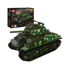 MOULD KING M4 Sherman Tank Remote Controlled Building Set