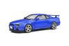 SOLIDO 1/18 NISSAN SKYLINE (R34) GT-R – BAYSIDE BLUE – 1999