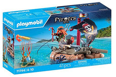 Pirate Raft with Treasure