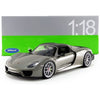 Welly 1/18 Porsche 918 Spyder  2015 Hard-Top Grey
