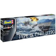 German Submarine Type IX C/40 (U 190) - 1/144 Scale (Revell 05167)