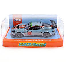 Scalextric - Aston Martin DBR9 Gulf Dirty Girl 1/32 Slot Car.