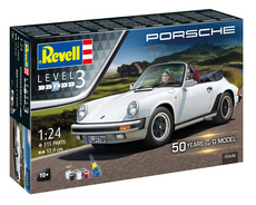 Revell 05646 Porsche 911 G-Model Carrera (Cabriolet), 50 Years Of The G Model - Gift Set