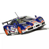 Scalextric- McLaren F1 GTR Gulf Edition Le Mans 1995 1:32 Slot Race Car C3969, Blue/White & Orange