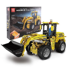 Mould King Technology Bulldozer Building Blocks, Remote Control Digger Toy