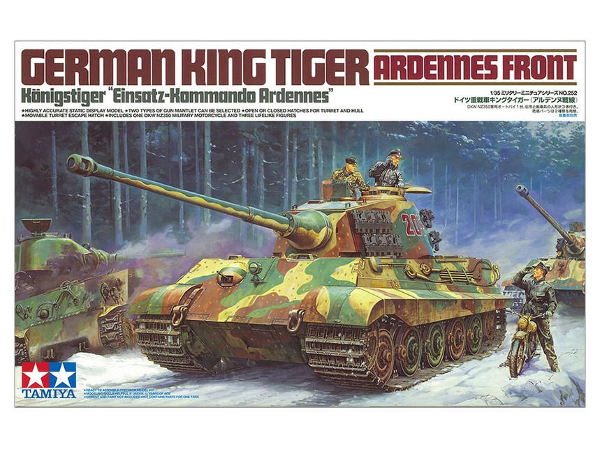 1/35 Tamiya German King Tiger Plastic Model Kit – GP Models