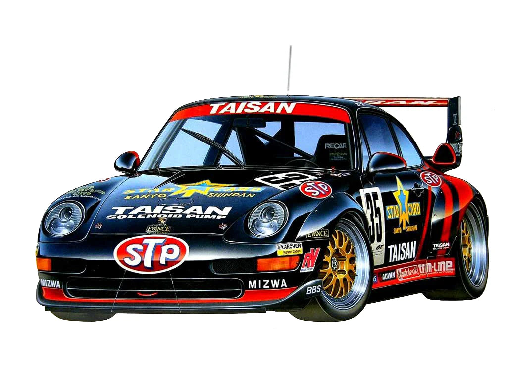 Tamiya - 1/24 Taisan Starcard Porsche 911 GT2 – GP Models Tamiya - 1/24 Taisan Starcard Porsche 911 GT2 – GP Models