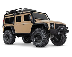 Traxxas TRX-4 1/10 Scale & Trail Rock Crawler w/Land Rover Defender Body (Sand) w/XL-5 ESC & TQi 2.4GHz Radio