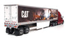 DIECAST MASTERS -1/50 Peterbilt 579 Ultraloft Tractor with CAT Mural Trailer