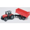 Massey Ferguson 7480 Tractor with tipping trailer