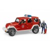 Jeep Wrangler Unlimited Rubicon fire department vehicle with fireman