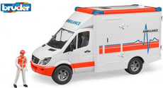 BRUDER Ambulance Vehicle Mercedes Benz Sprinter Ambulance Paramedic