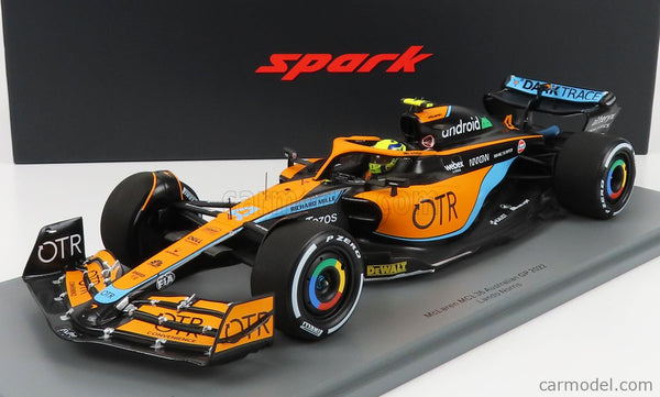 Spark 1/18 Scale 18S759 - F1 McLaren MCL36 Australlian GP 2022 L.Norri ...