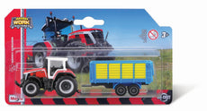 MINI WORK MACHINES - TRACTOR WITH TRAILER (36 ASSORTED)