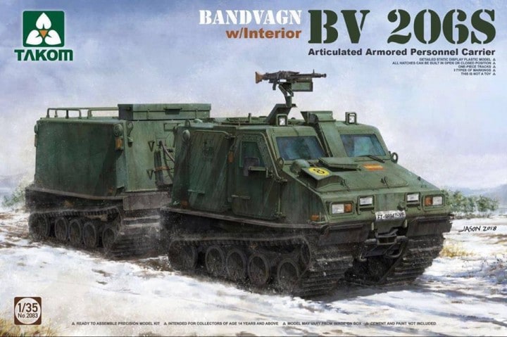 1/35  Bandvagn BV 206S Articulated Armored Personnel Carrier