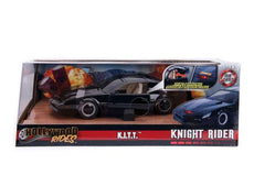 1/24 1982 Pontiac Firebird Knightrider KITT with Working Lights on the Front Hood, black
