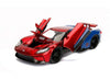 2017 Ford GT *SpiderMan* including SpiderMan figure, red/blue