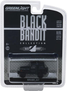1/64 BLACK BANDIT SERIES 20 - 1976 JEEP CJ-7