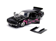 1/24 1969 Chevrolet Camaro, glossy black with flames