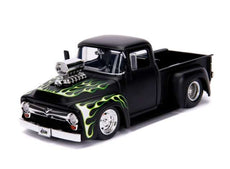 1/24 1956 Ford F-100 pick-up, primer black with flames