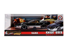 1/24 1982 Pontiac Firebird Knightrider *KARR* with Working Lights on the Front Hood, black/silver