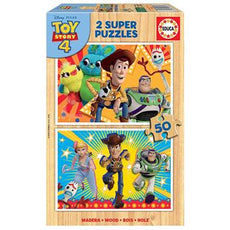 EDUCA - TOY STORY 4 (2X50PC) WOODEN PUZZLE