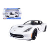 1/24 2014 Chevrolet Corvette Stingray C7 White Diecast Model