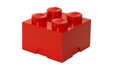 LEGO STORAGE BRICK 4 KNOB (25CM) - ( RED & YELLOW )