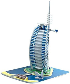 168-A3 3D Jigsaw Puzzle - Burj Al Arab , 74PCS
